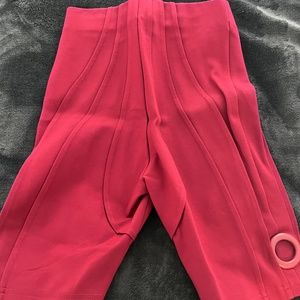 Bbx brand biker shorts - Bordeaux Piped Cycle Pants